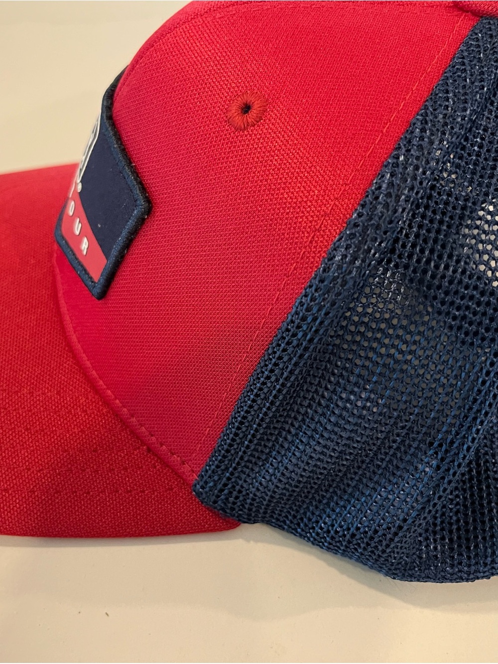 PGA Tour Men’s Red and Navy Mesh Trucker Cap NWT ⛳️ - Picture 7 of 8